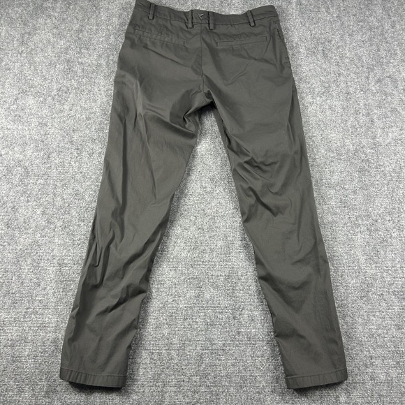 Birddogs Pants Mens 34x32 Gray Chino Slim Fit Lined Stretch Casual Golf Travel - Picture 6 of 10
